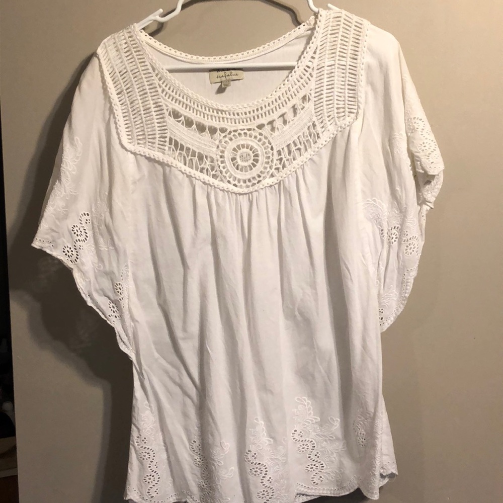 Zara white blouse